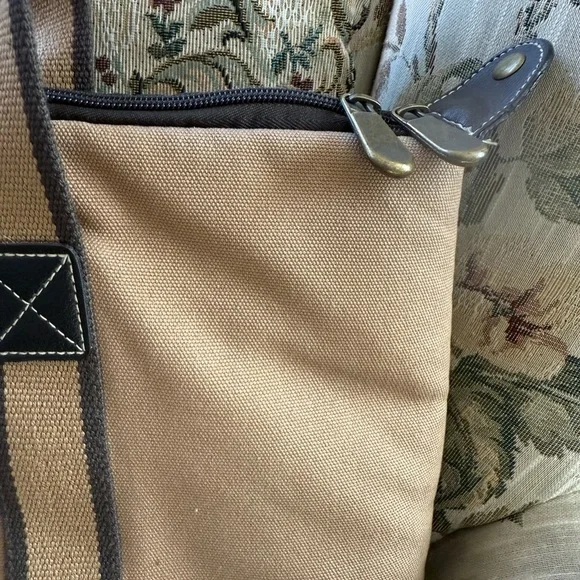 Vintage Eddie Bauer Tan and Brown insulated bag - Picture 3 of 7